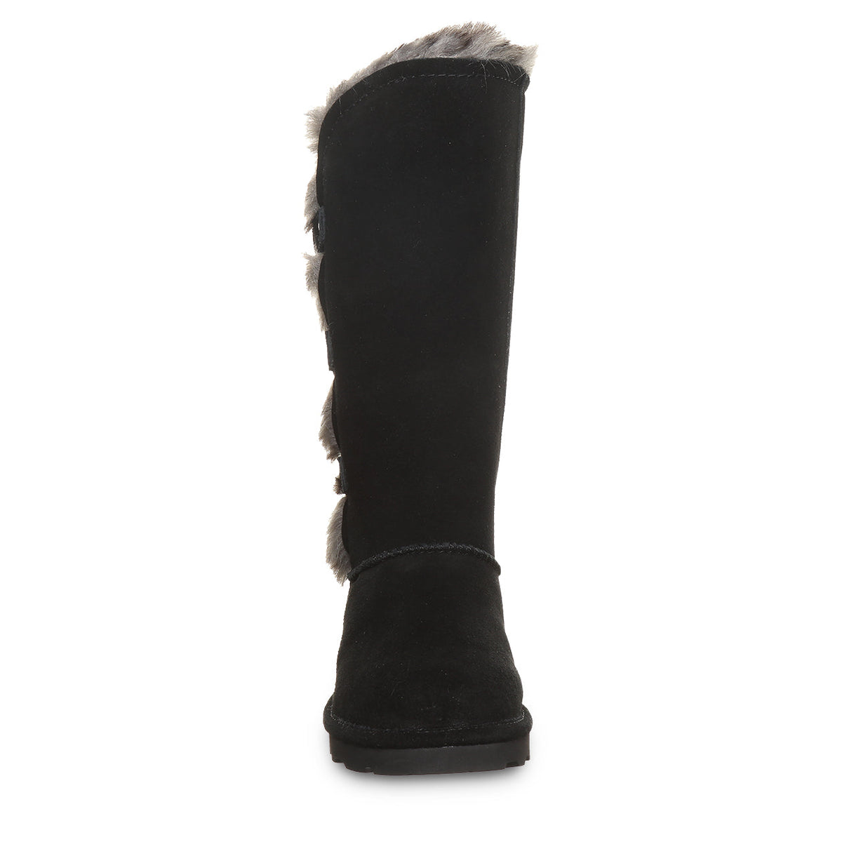 Emery II Decorative Strap Boots in Black