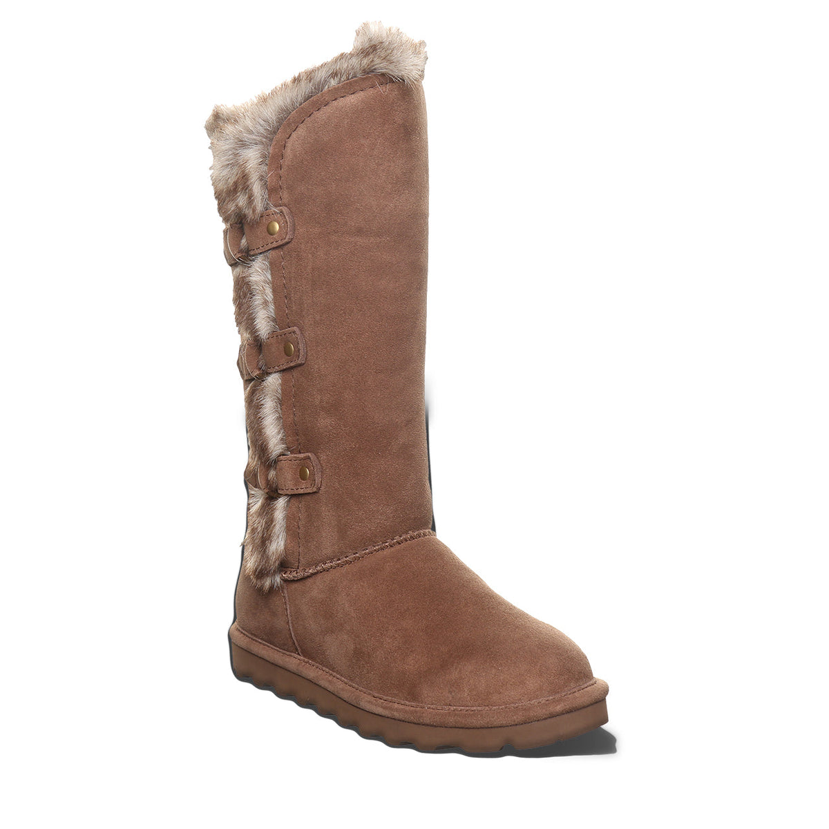 Emery II Tall Strap Boots in Cocoa