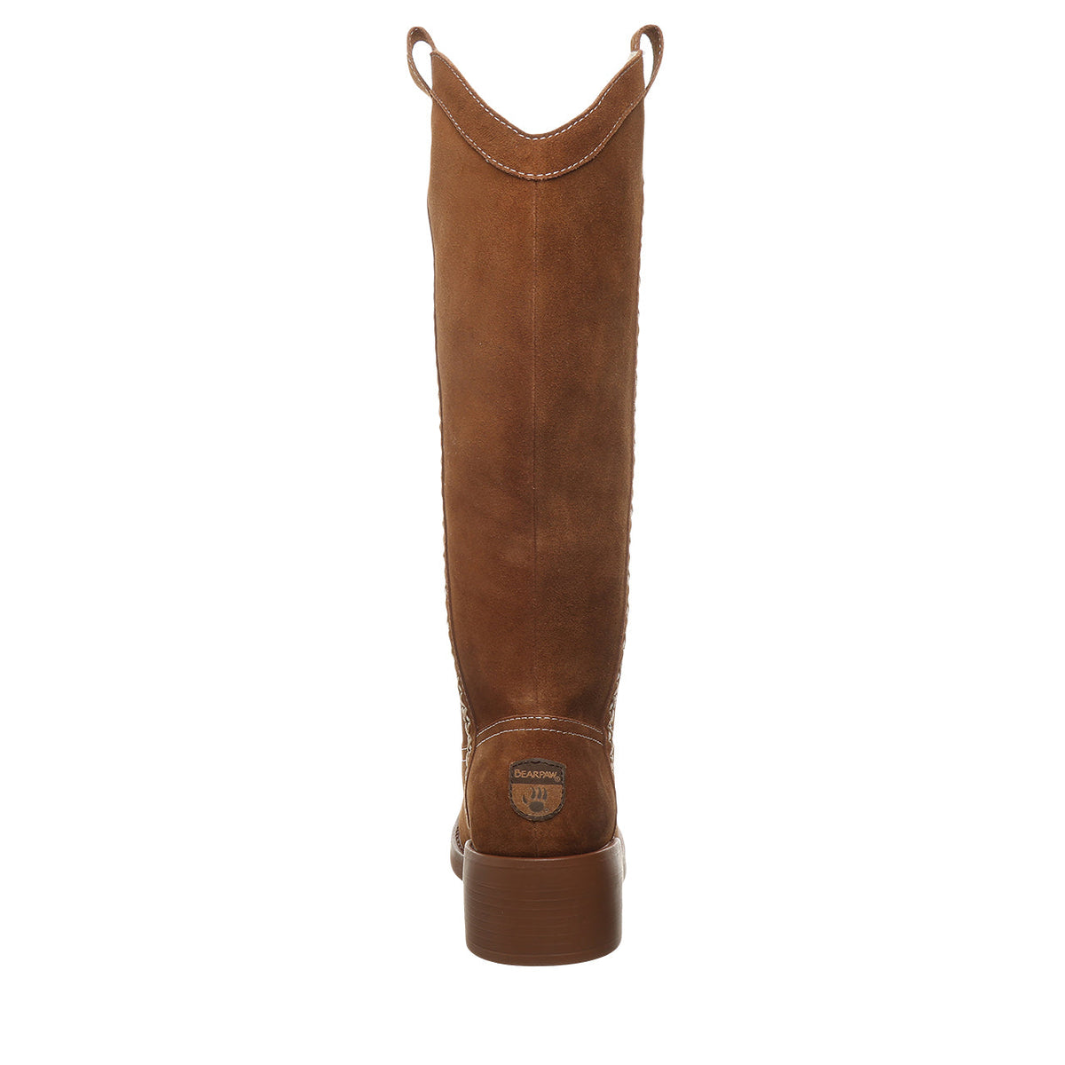 Jessie Western Suede Boots in Cinnamon