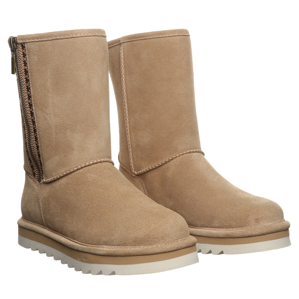 Kimia Casual Suede Boots in Toffee