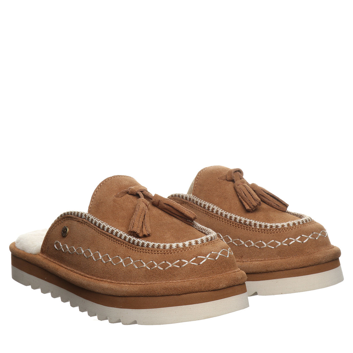 Bearpaw Women's Leona Slippers in Cinnamon