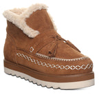 Lexley Fringe Ankle Boots in Cinnamon
