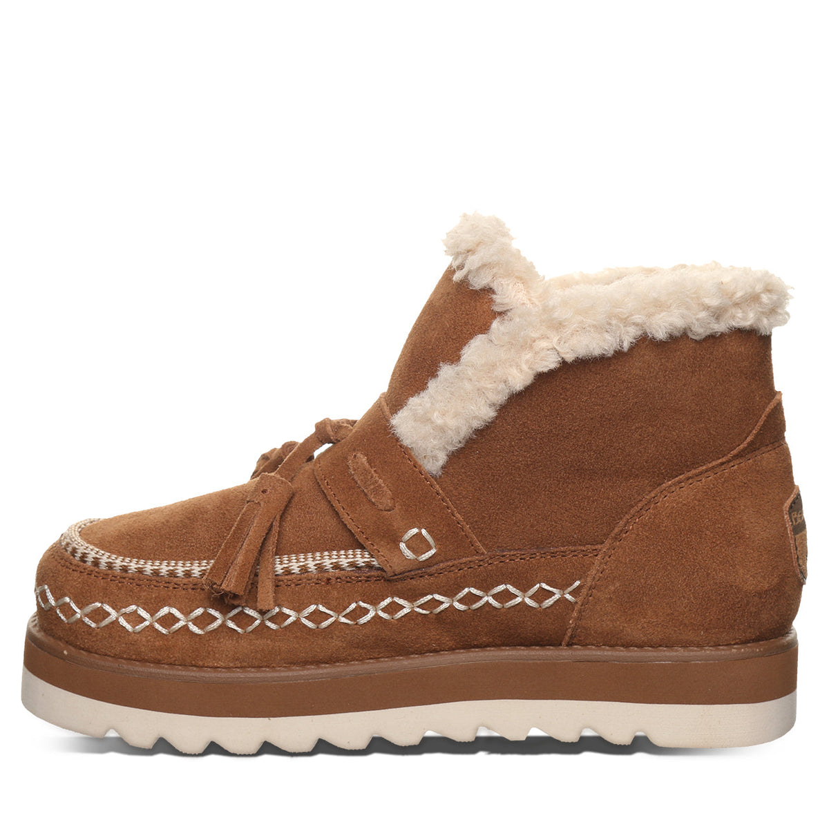 Lexley Fringe Ankle Boots in Cinnamon
