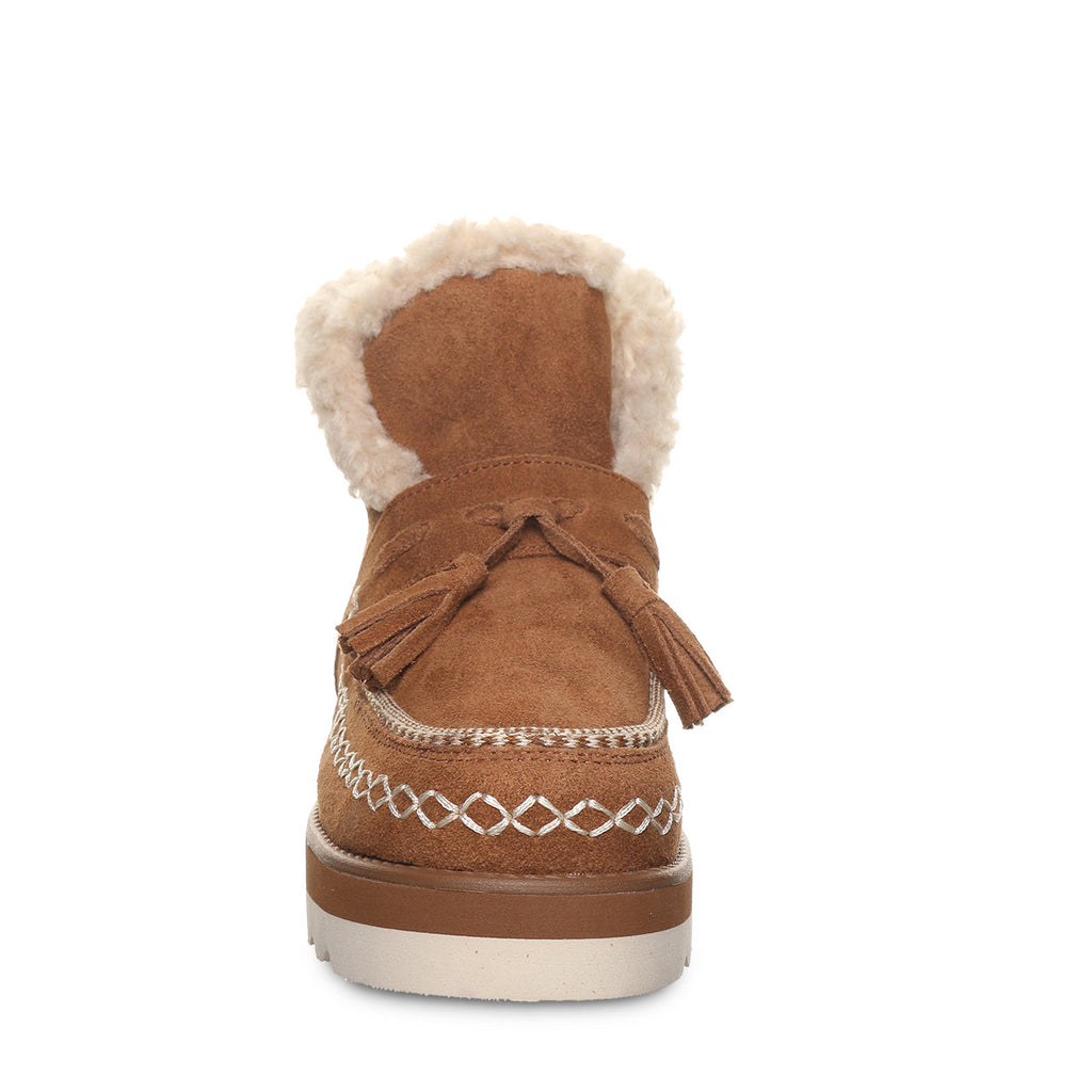 Lexley Fringe Ankle Boots in Cinnamon