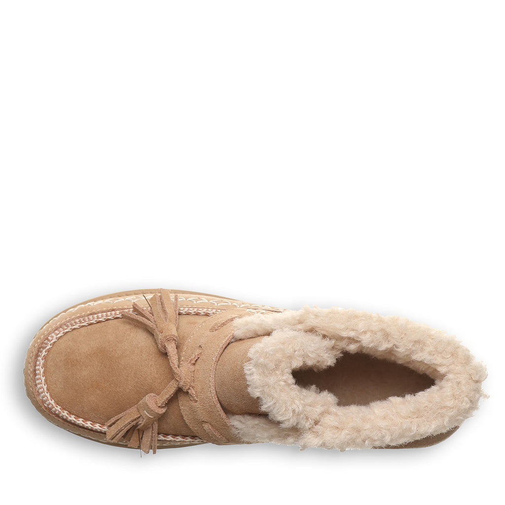 Lexley Suede Ankle Booties in Toffee