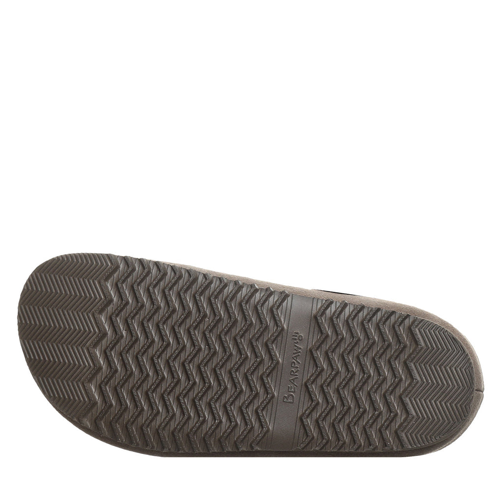 April Youth Faux Fur Clogs in Morel