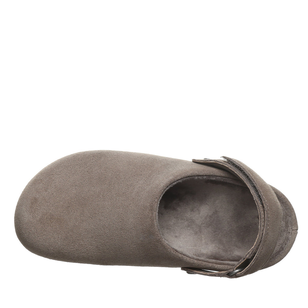 April Youth Faux Fur Clogs in Morel