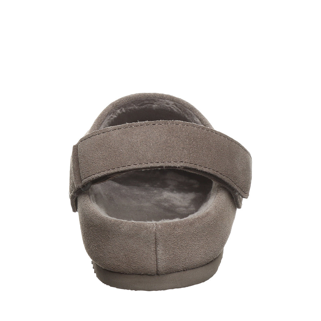 April Youth Faux Fur Clogs in Morel