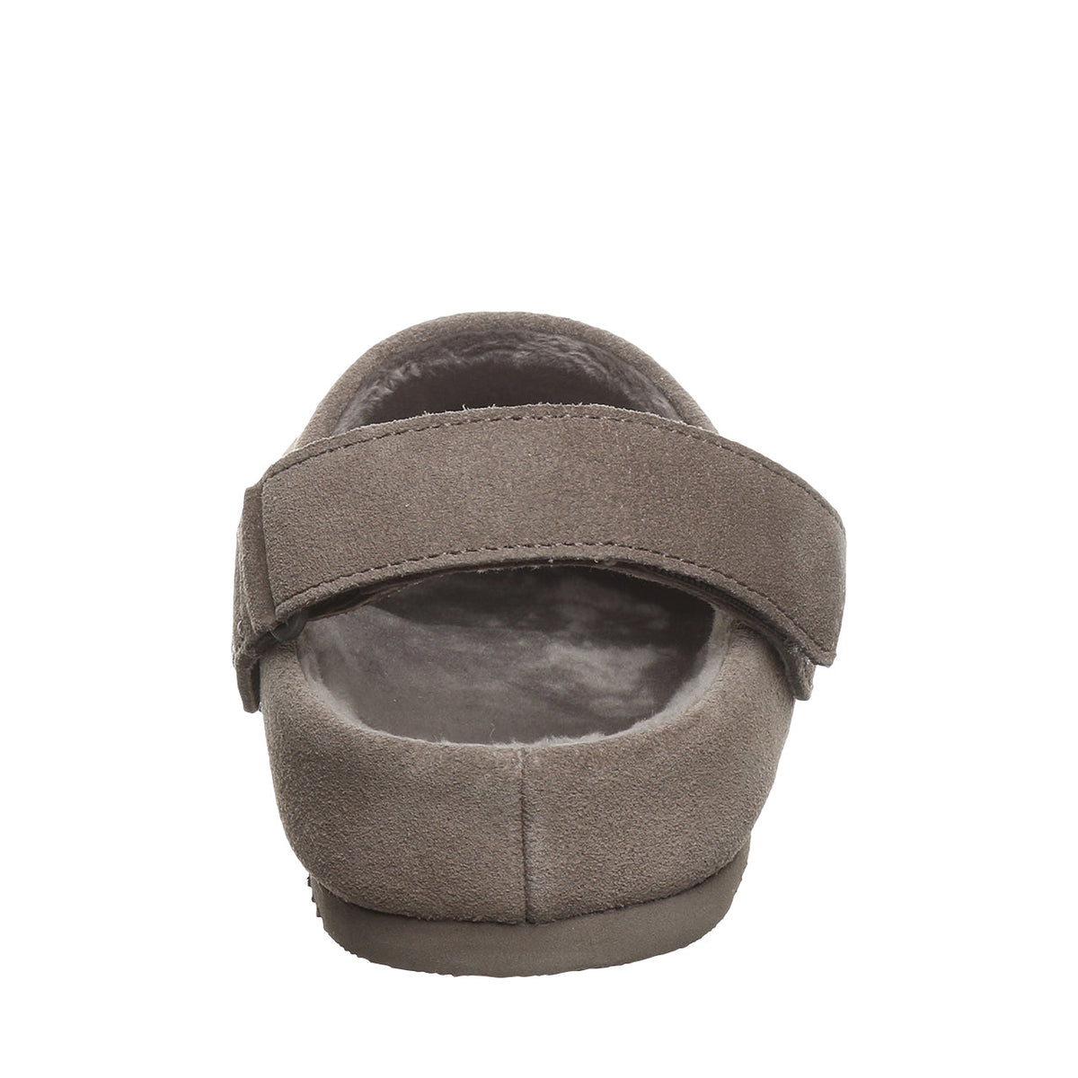 April Youth Faux Fur Clogs in Morel