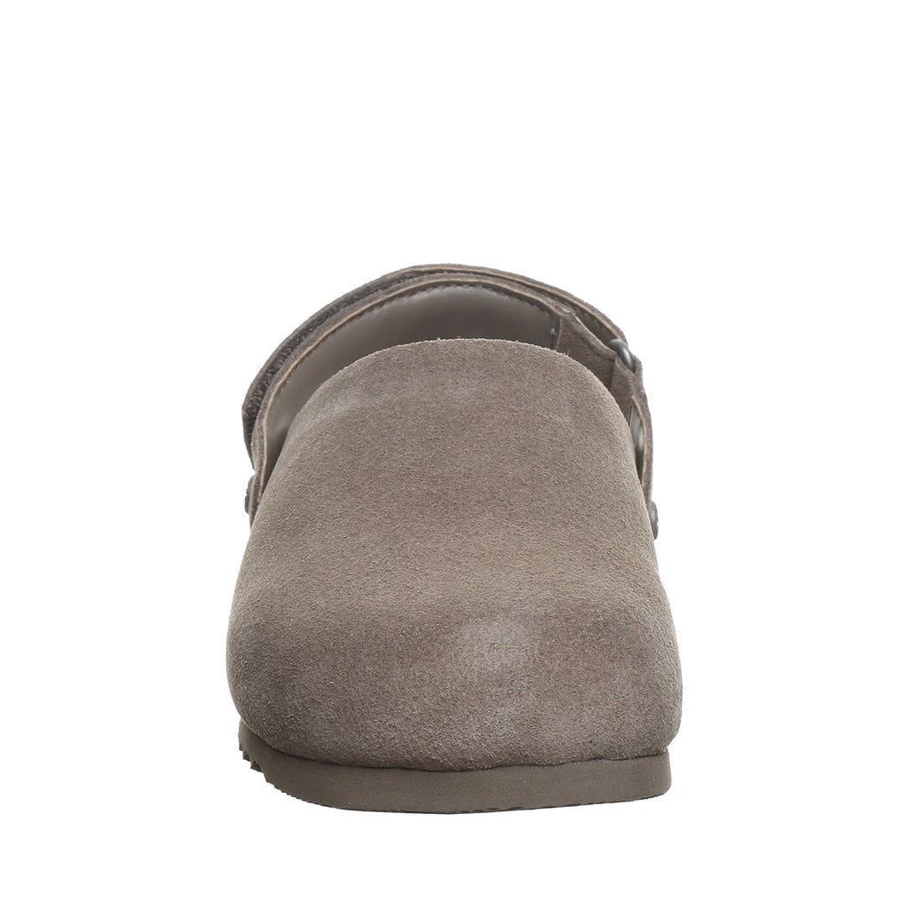 April Youth Faux Fur Clogs in Morel