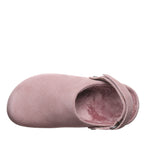 April Youth Embroidered Clogs in Peony
