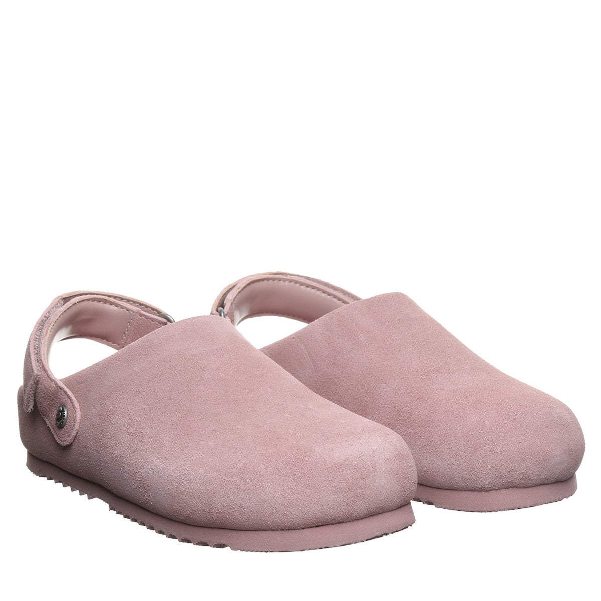 April Youth Embroidered Clogs in Peony