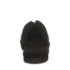Walker Suede Scuff Slippers in Black