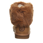 Tahlea Youth Rhinestone Booties in Hickory