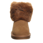 Tahlea Youth Rhinestone Booties in Hickory