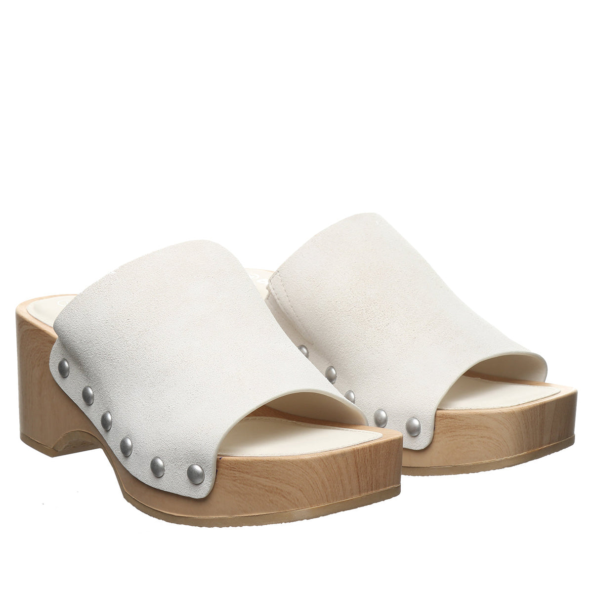 Bearpaw Women's Tilda Platform Clogs in Bleached Sand
