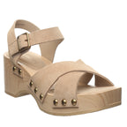 Women's Colette Platform Clogs in Toffee