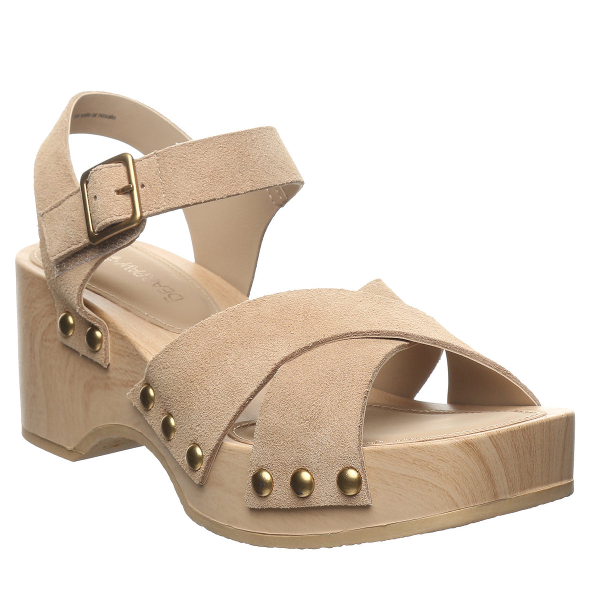 Women's Colette Platform Clogs in Toffee