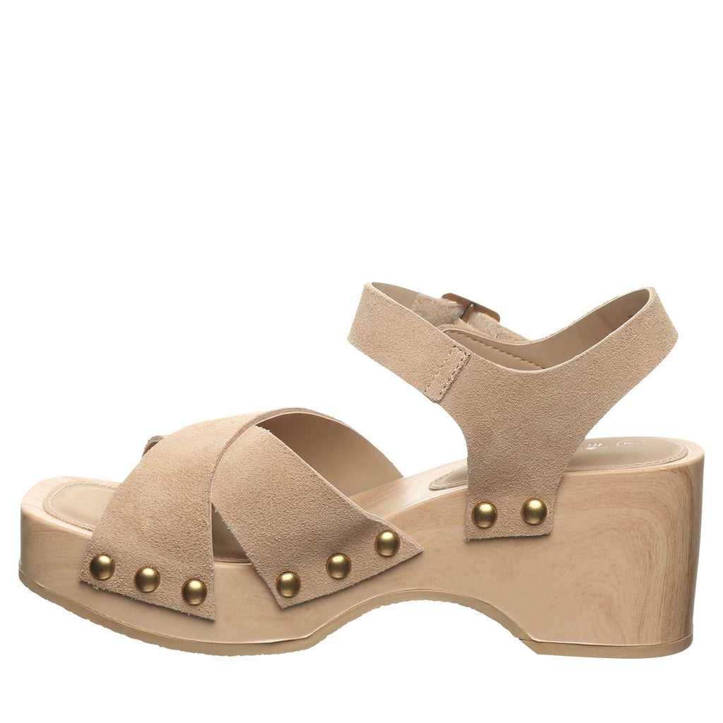 Women's Colette Platform Clogs in Toffee