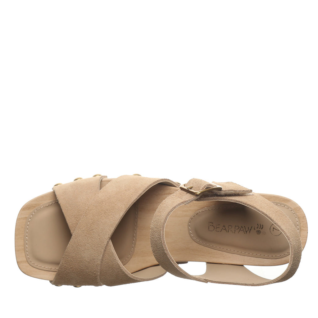 Women's Colette Platform Clogs in Toffee