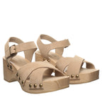 Women's Colette Platform Clogs in Toffee