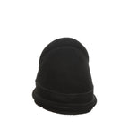 Ezra Faux Fur Scuff Slippers in Black