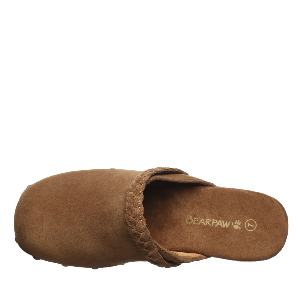 Cossette Retro Clogs in Hickory