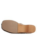 Cossette Buckled Clogs in Mushroom