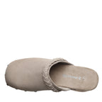 Cossette Buckled Clogs in Mushroom