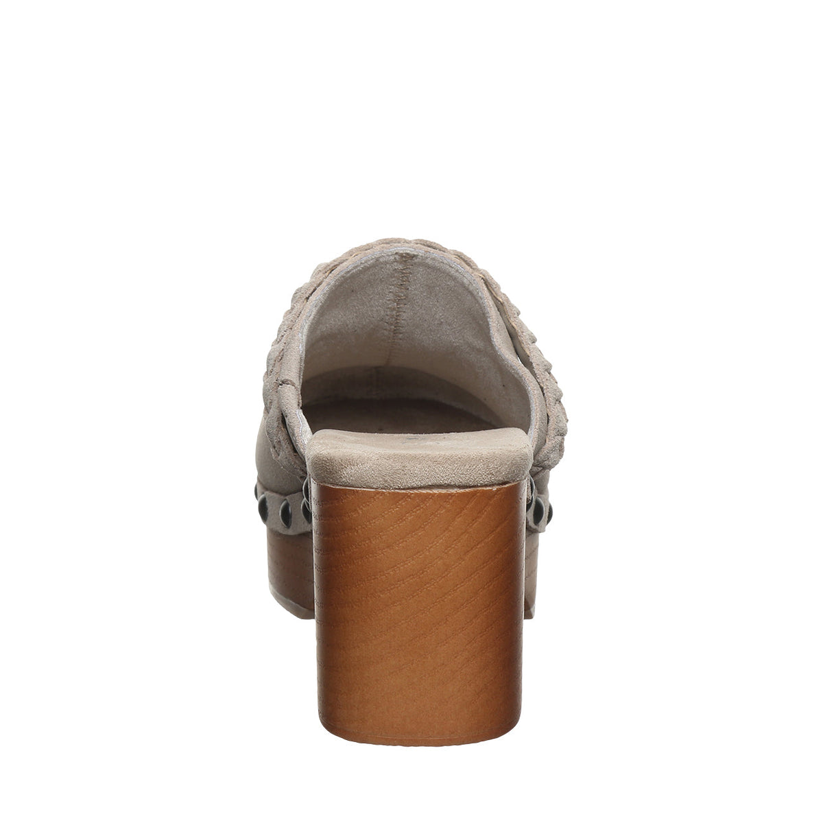 Cossette Buckled Clogs in Mushroom