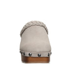 Cossette Buckled Clogs in Mushroom