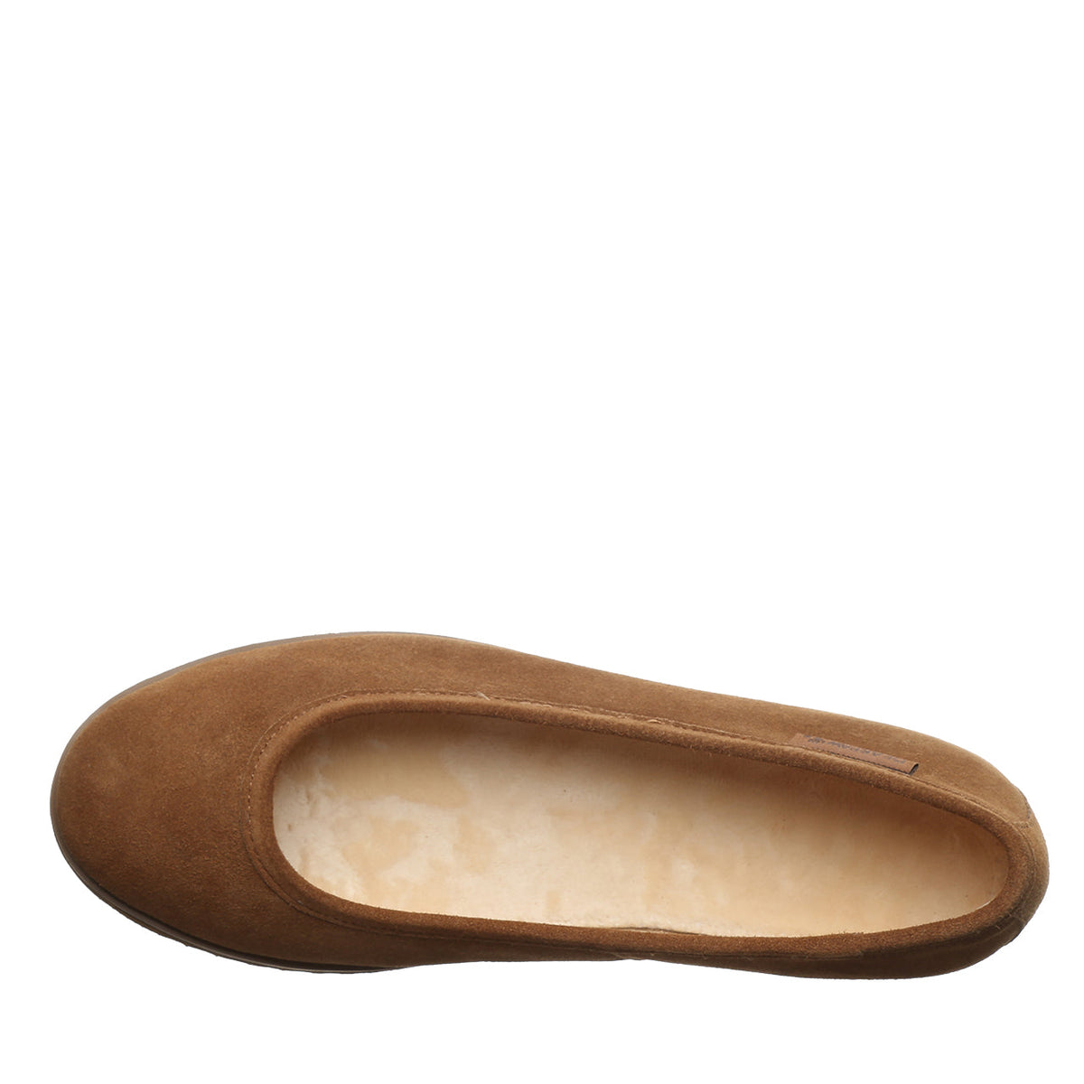 Jazlyn Sherpa Ballet Flats in Hickory