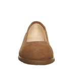 Jazlyn Sherpa Ballet Flats in Hickory