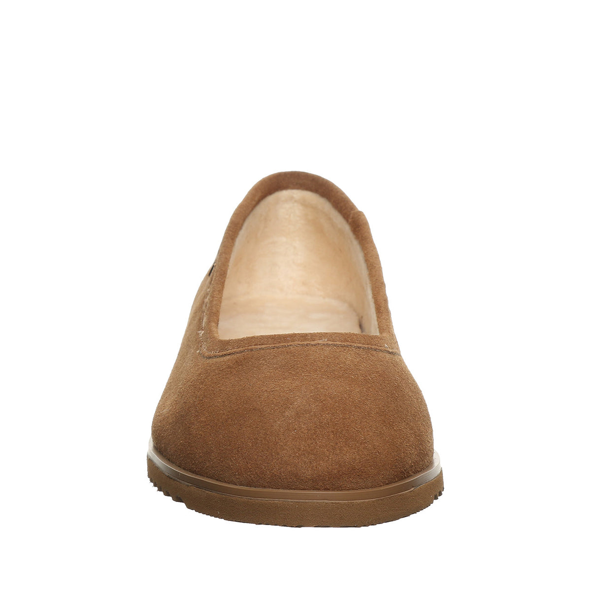Jazlyn Sherpa Ballet Flats in Hickory