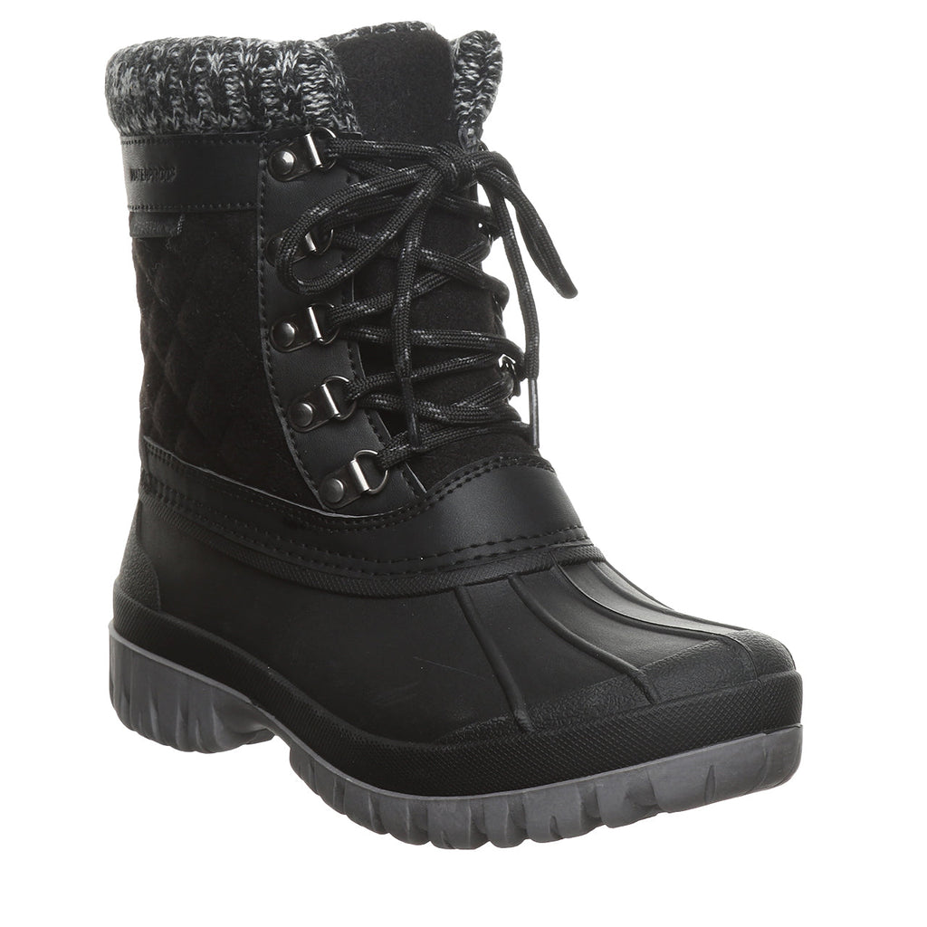 Nadja Rugged Boots in Black