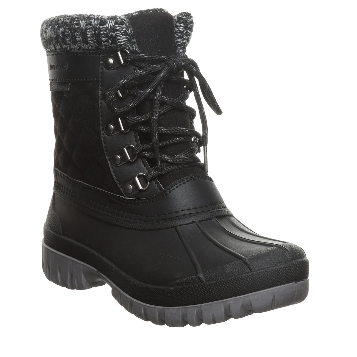 Nadja Rugged Boots in Black