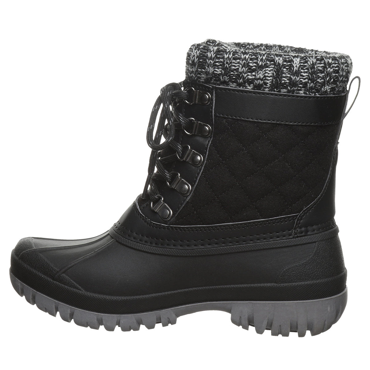 Nadja Rugged Boots in Black