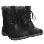 Nadja Rugged Boots in Black