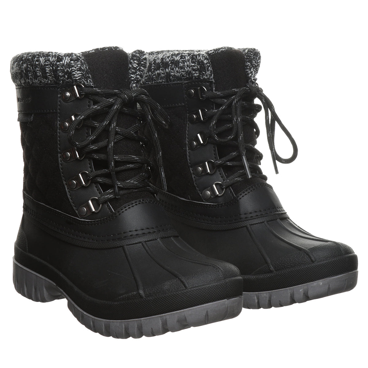 Nadja Rugged Boots in Black