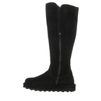 Gracey Over The Knee Suede Boots in Black