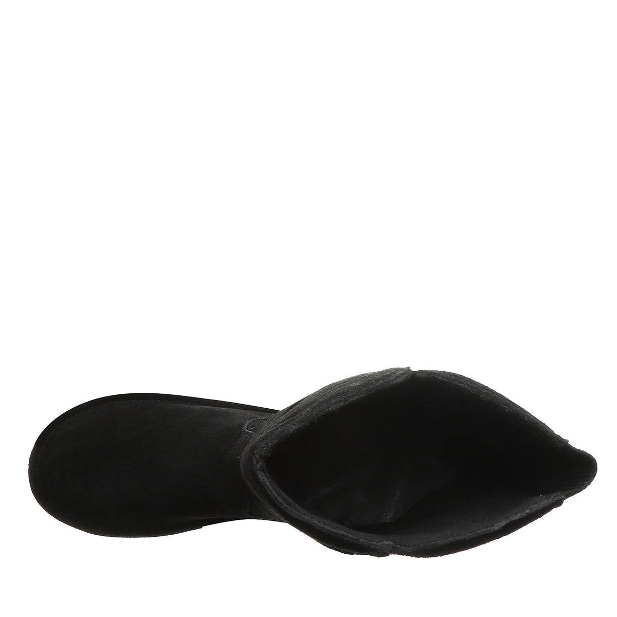 Gracey Over The Knee Suede Boots in Black