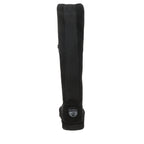 Gracey Over The Knee Suede Boots in Black