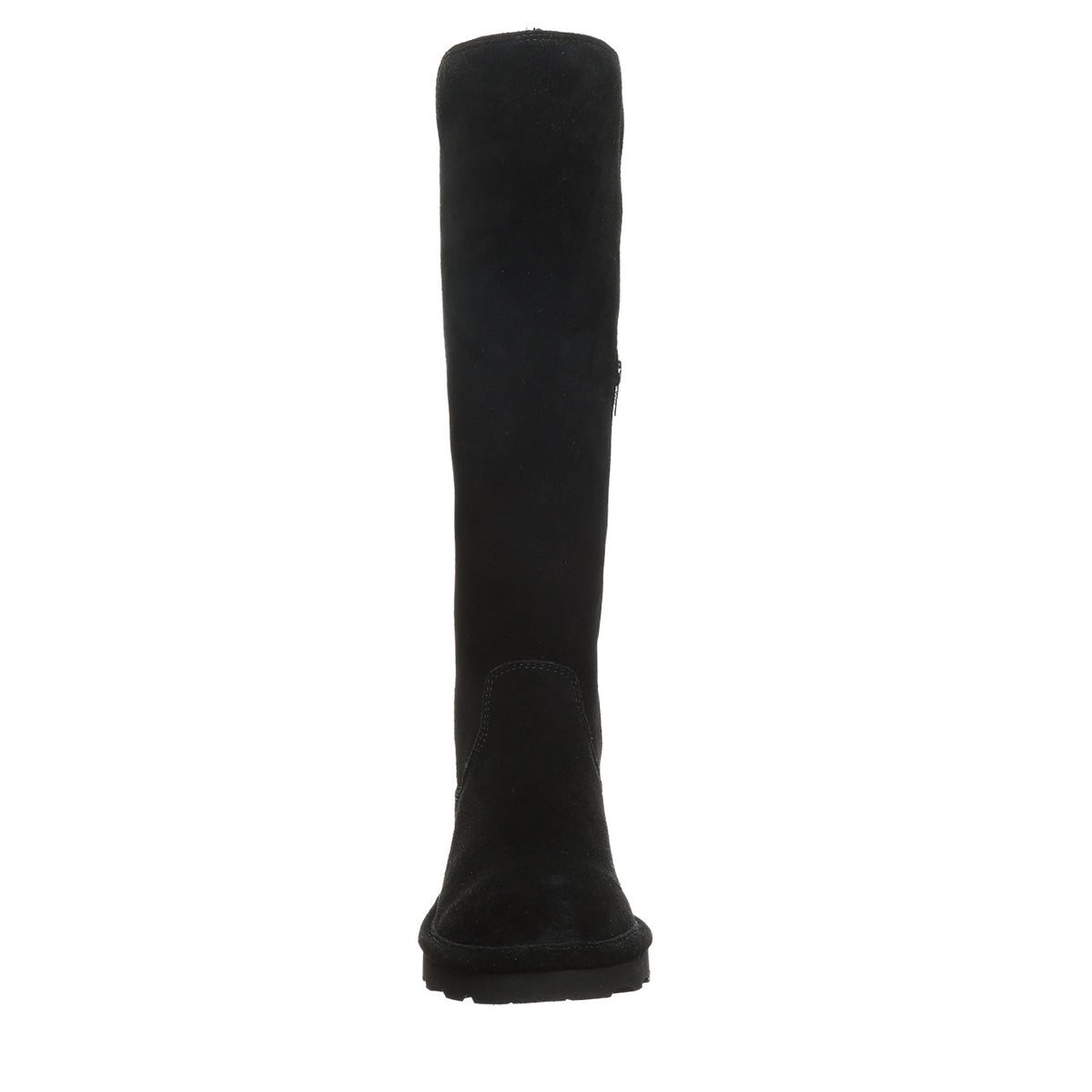 Gracey Over The Knee Suede Boots in Black
