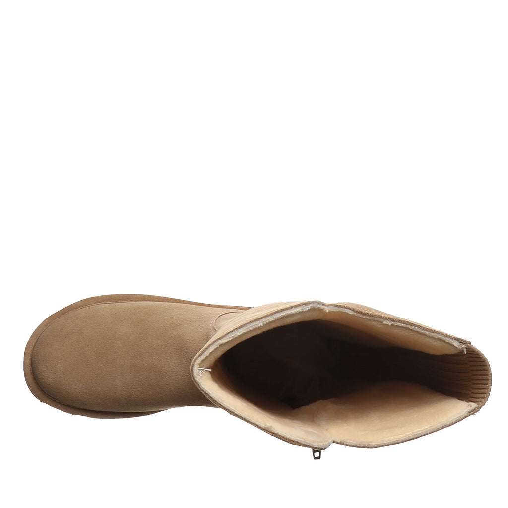 Gracey Tall Suede Boots in Toffee