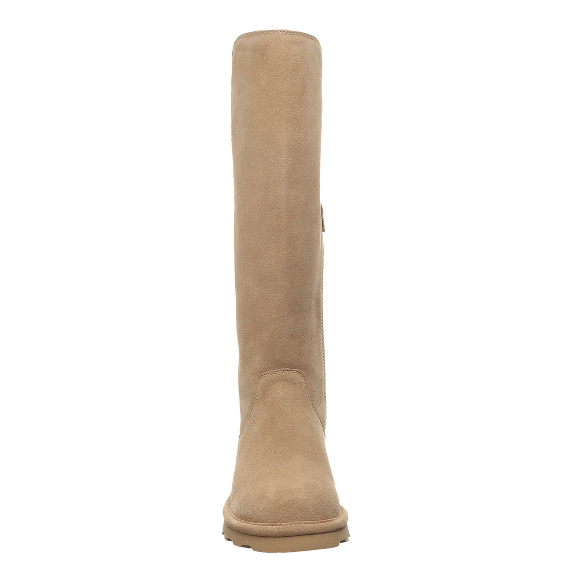 Gracey Tall Suede Boots in Toffee