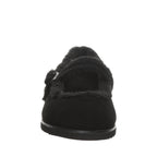 Lou Lou Faux Fur Mary Janes in Black