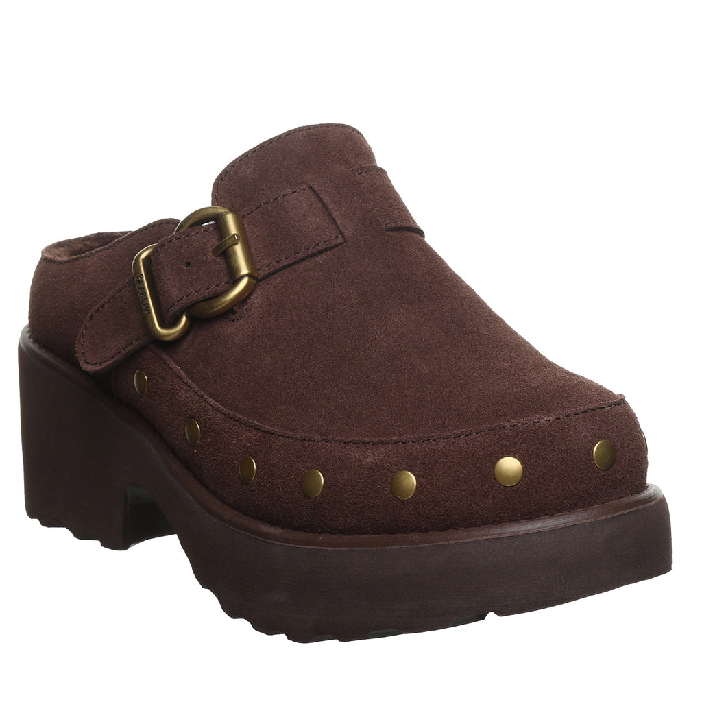 Falyn Studded Platform Clogs in Chicory