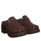 Falyn Studded Platform Clogs in Chicory