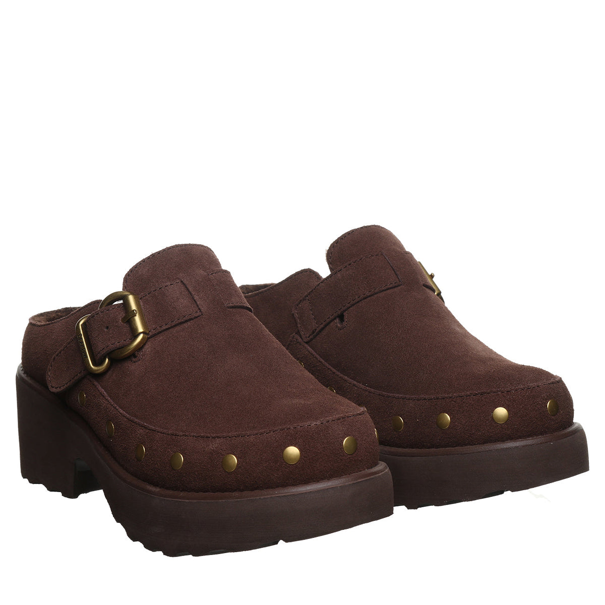 Falyn Studded Platform Clogs in Chicory