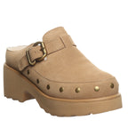Falyn Bold Platform Clogs in Iced Coffee